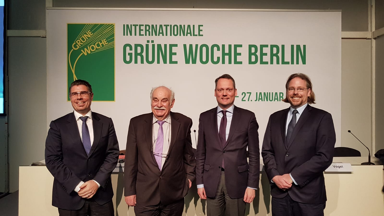 Gruppenfoto der Referenten Internationale Grüne Woche